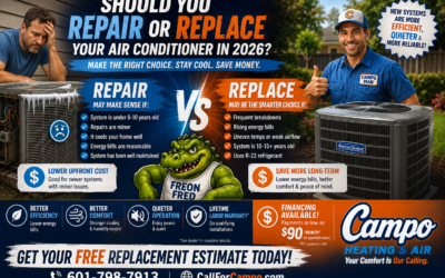 Should You Repair or Replace Your AC in 2026? | HVAC Replacement Picayune MS