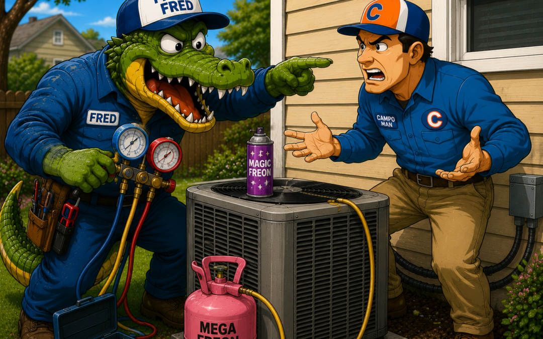 Freon Fred vs. Campo Man: Who’s Winning the Battle for Your Home’s Comfort? | Campo Heating & Air